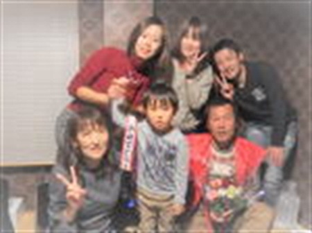 長寿祝いのご家族写真