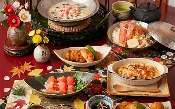 かに満のかに会席コース