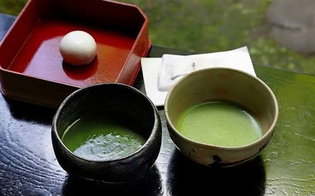 対鳳庵の抹茶と季節のお菓子